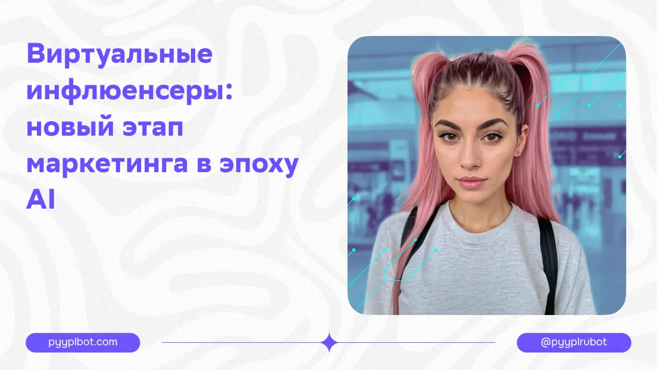 Виртуальные инфлюенсеры: новый этап маркетинга в эпоху AI