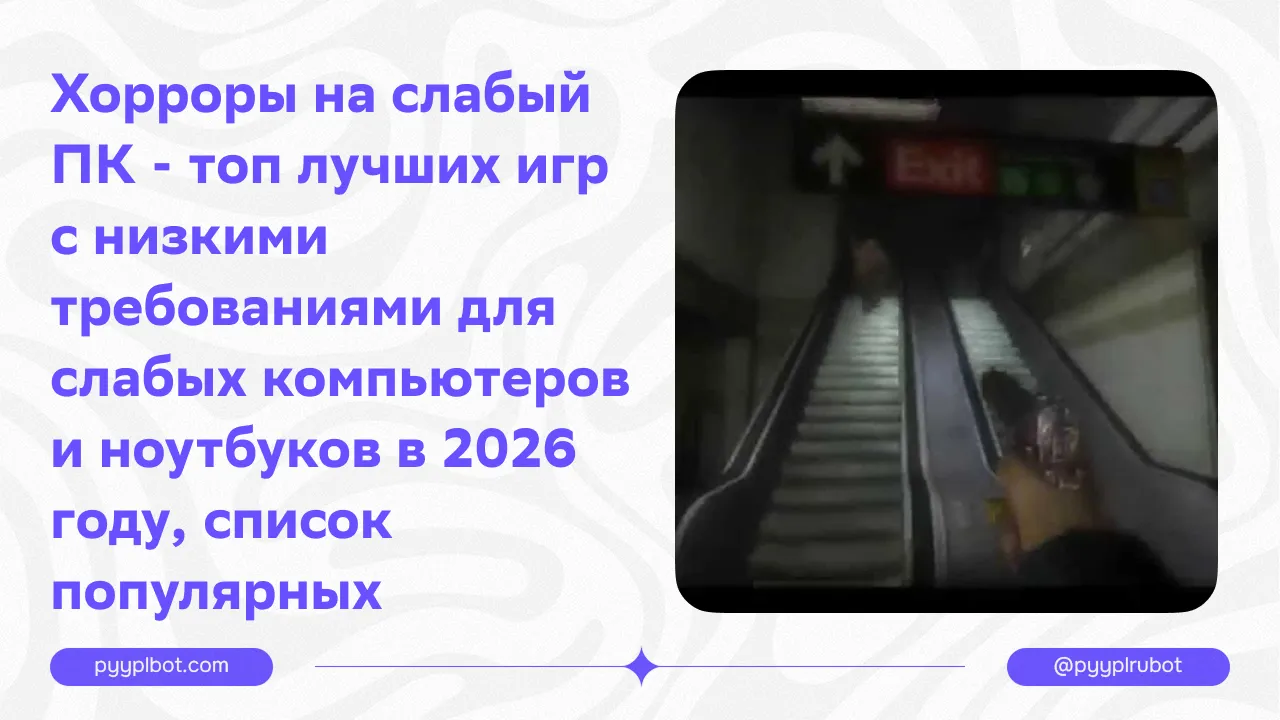 Хорроры на слабый ПК в 2026 году